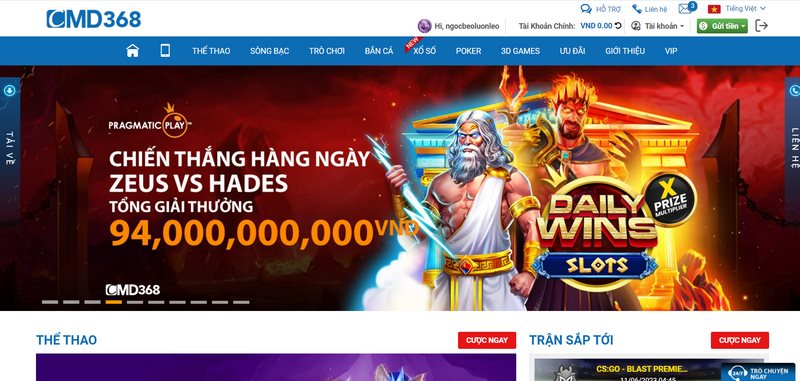 Đa dạng các tiện ích đang được cung cấp ở nhà cái 