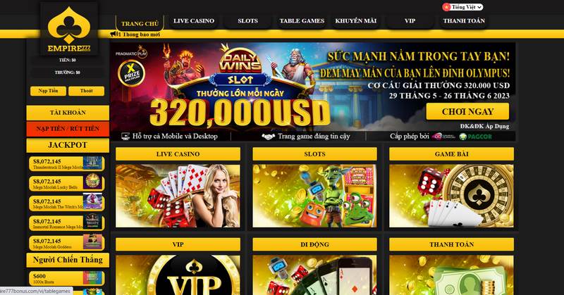 Nhà cái đang sở hữu rất nhiều ưu điểm hấp dẫn hàng đầu 