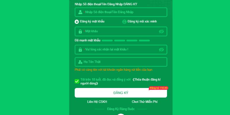 Hướng dẫn người mới đăng ký tạo tài khoản  